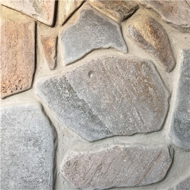 Tumlet kremfarget skiferfiner uregelmessig form JRSR-014