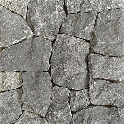 Naturlig løs steinbekledning Svart kalksteinsfasade JRSR-030